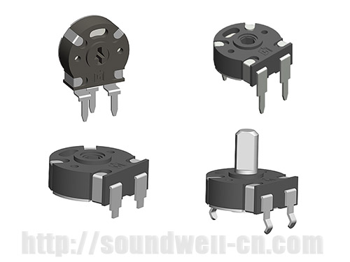 PT10 through shaft rotary potentiometer