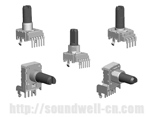 RA11 insulated shaft rotary potentiometer